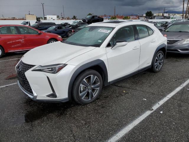 JTHU9JBH8K2019868 - 2019 LEXUS UX 250H WHITE photo 1