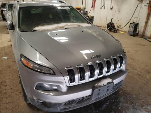 1C4PJMCS6FW794590 - 2015 JEEP CHEROKEE LATITUDE SILVER photo 5