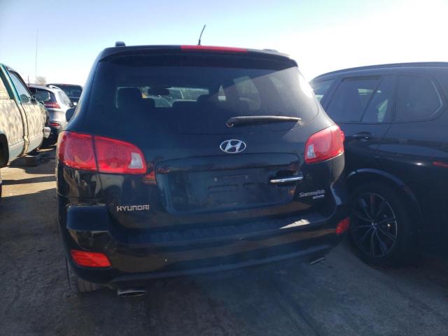 5NMSH13E78H178868 - 2008 HYUNDAI SANTA FE SE BLACK photo 6