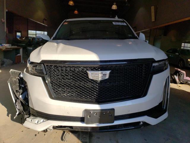 1GYS4EKL8MR367337 - 2021 CADILLAC ESCALADE SPORT WHITE photo 5