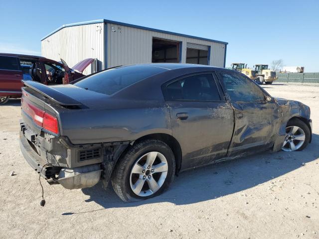 2C3CDXBG9EH168098 - 2014 DODGE CHARGER SE GRAY photo 3