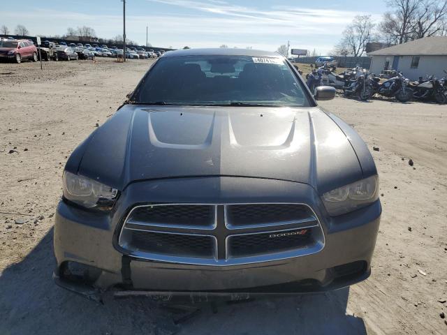 2C3CDXBG9EH168098 - 2014 DODGE CHARGER SE GRAY photo 5