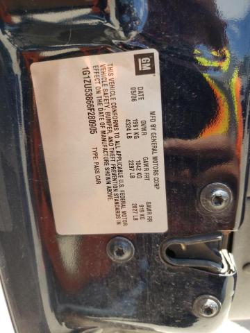 1G1ZU53866F280905 - 2006 CHEVROLET MALIBU LTZ ლურჯი ფოტო 10