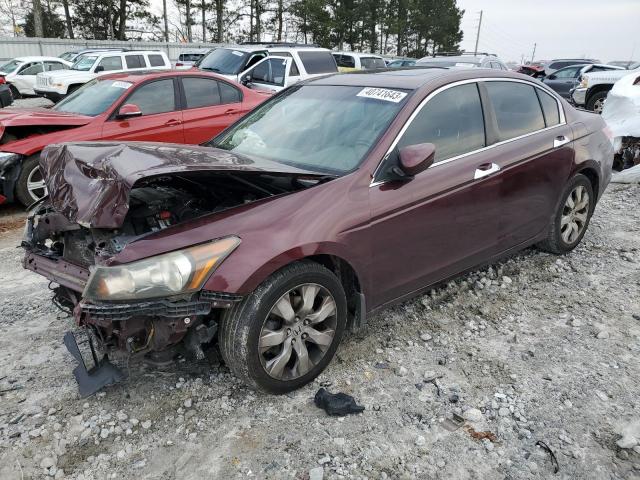 1HGCP36859A000382 - 2009 HONDA ACCORD EXL BURGUNDY photo 1