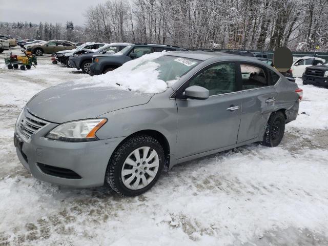 3N1AB7AP5DL795660 - 2013 NISSAN SENTRA S GRAY photo 1