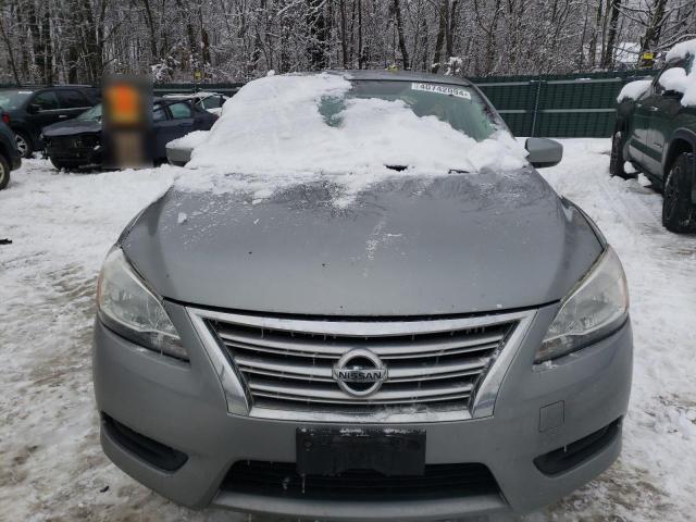 3N1AB7AP5DL795660 - 2013 NISSAN SENTRA S GRAY photo 5