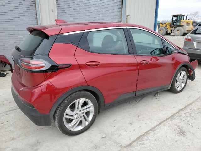 1G1FW6S03P4159616 - 2023 CHEVROLET BOLT EV 1LT RED photo 3