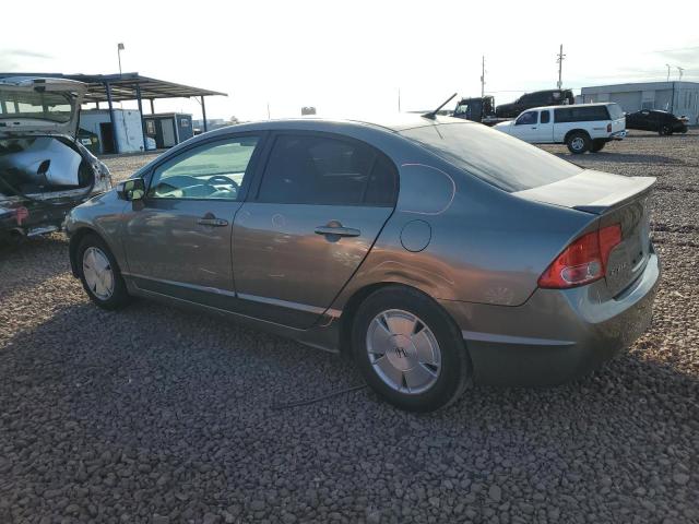 JHMFA36248S028447 - 2008 HONDA CIVIC HYBRID GRAY photo 2