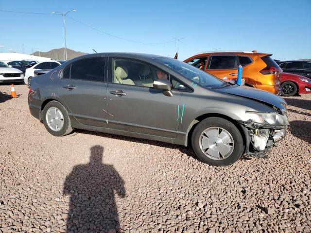 JHMFA36248S028447 - 2008 HONDA CIVIC HYBRID GRAY photo 4