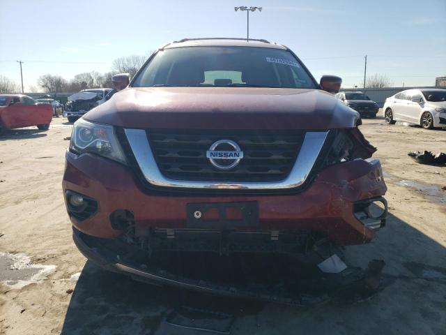 5N1DR2MN1JC647205 - 2018 NISSAN PATHFINDER S RED photo 5