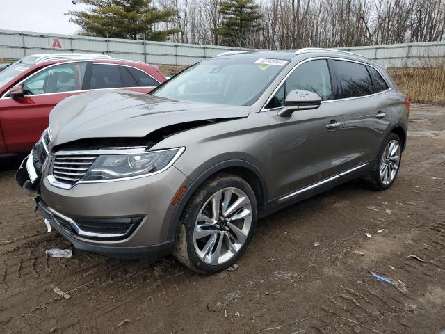 2LMTJ8LR1GBL57165 - 2016 LINCOLN MKX RESERVE 灰色 照片 1
