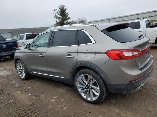 2LMTJ8LR1GBL57165 - 2016 LINCOLN MKX RESERVE GRAY photo 2