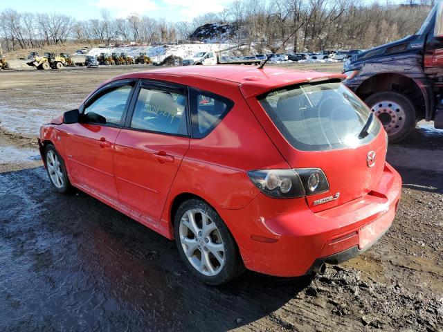 JM1BK343081780452 - 2008 MAZDA 3 HATCHBACK RED photo 2