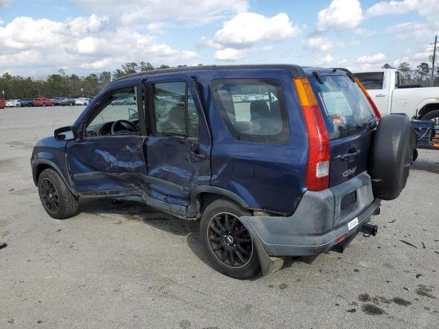 SHSRD684X2U000235 - 2002 HONDA CR-V LX BLUE photo 2