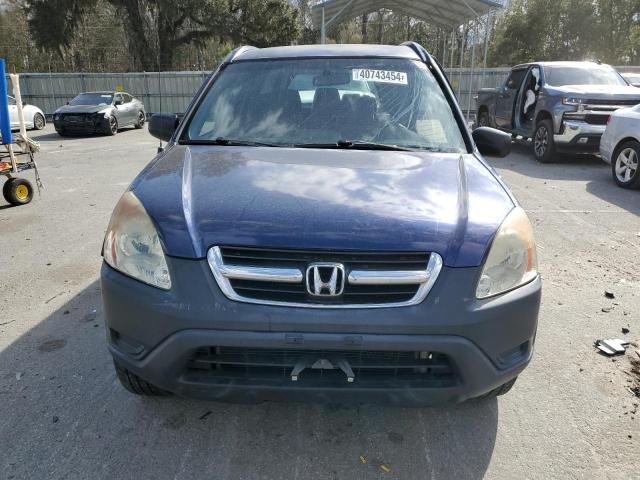 SHSRD684X2U000235 - 2002 HONDA CR-V LX BLUE photo 5