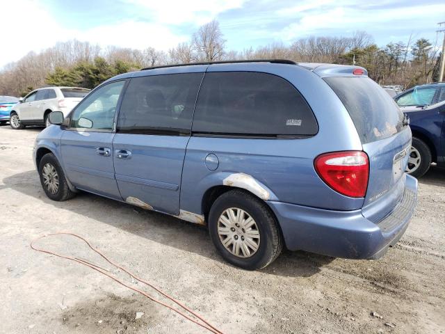 2A4GP44R47R298394 - 2007 CHRYSLER TOWN AND C LX BLUE photo 2