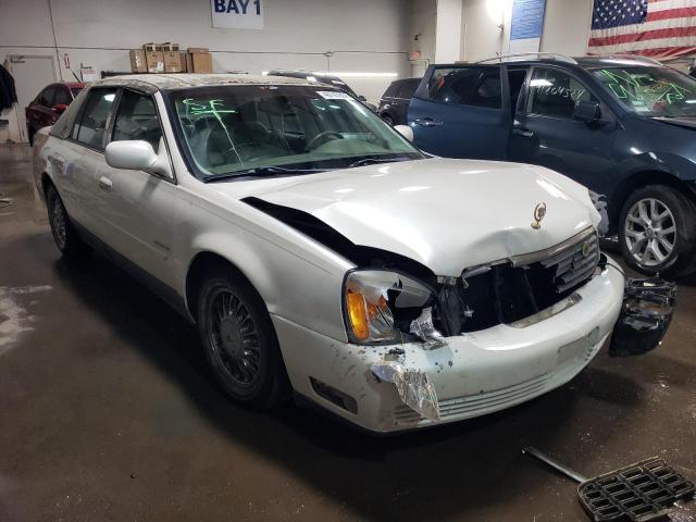 1G6KD54Y71U293743 - 2001 CADILLAC DEVILLE WHITE photo 4