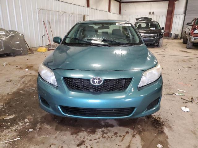 2T1BU4EE3AC402482 - 2010 TOYOTA COROLLA BASE TEAL photo 5