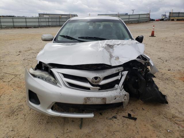 5YFBU4EE5CP014558 - 2012 TOYOTA COROLLA BASE SILVER photo 5