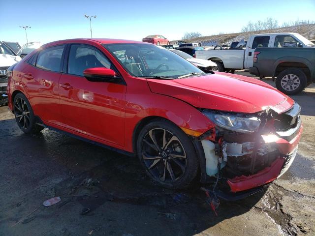 SHHFK7H44HU232455 - 2017 HONDA CIVIC SPORT 红色 照片 4