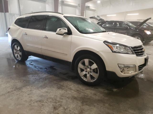 1GNKVJKD9EJ336206 - 2014 CHEVROLET TRAVERSE LTZ WHITE photo 4