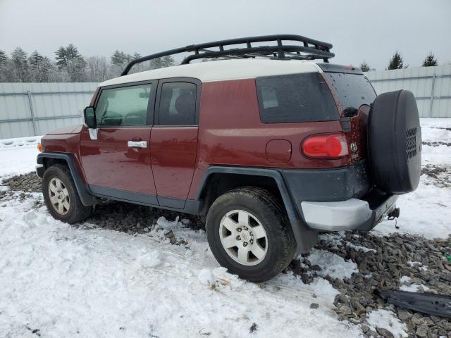 JTEBU11F88K011233 - 2008 TOYOTA FJ CRUISER MAROON photo 2