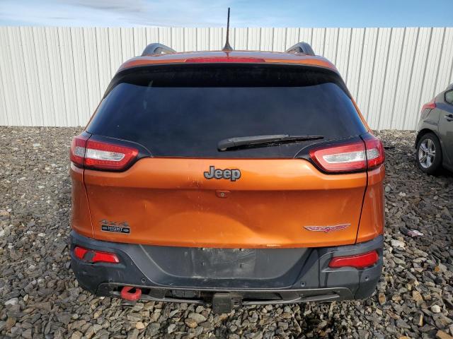 1C4PJMBS0FW501767 - 2015 JEEP CHEROKEE TRAILHAWK ნარინჯისფერი ფოტო 6