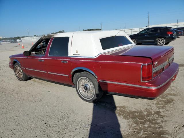 1LNLM81W5SY611936 - 1995 LINCOLN TOWN CAR EXECUTIVE RED photo 2
