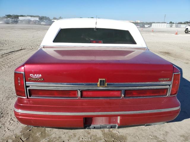 1LNLM81W5SY611936 - 1995 LINCOLN TOWN CAR EXECUTIVE RED photo 6