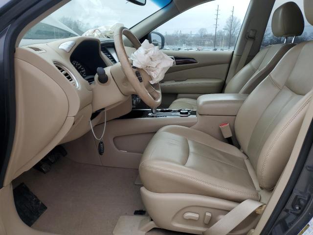 5N1AR2MM8EC714141 - 2014 NISSAN PATHFINDER S GRAY photo 7