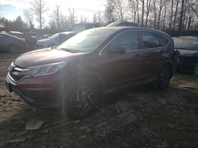 2HKRM4H48GH607366 - 2016 HONDA CR-V SE BURGUNDY photo 1