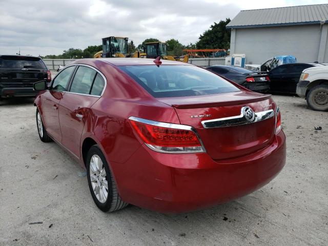 1G4GD5ER8CF345085 - 2012 BUICK LACROSSE PREMIUM RED photo 3