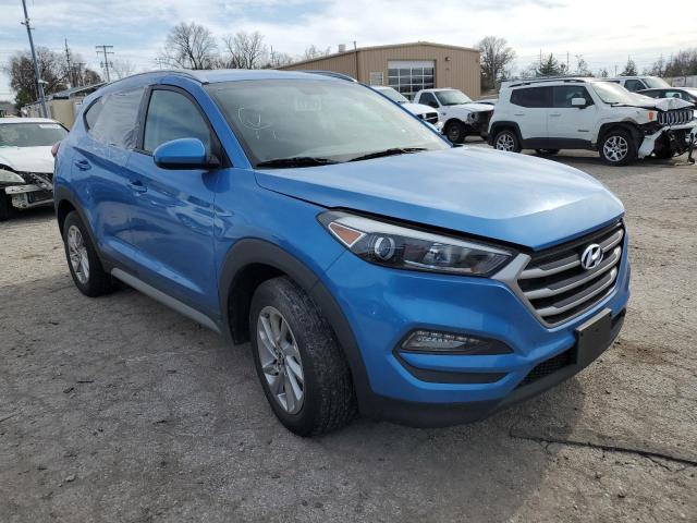 KM8J33A42JU690189 - 2018 HYUNDAI TUCSON SEL BLUE photo 4