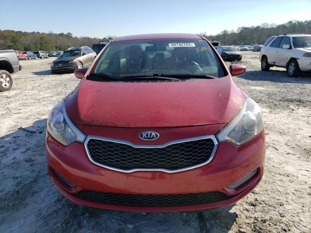 KNAFK4A6XG5442454 - 2016 KIA FORTE LX RED photo 5