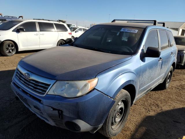 JF2SH61689H792826 - 2009 SUBARU FORESTER 2.5X BLUE photo 1