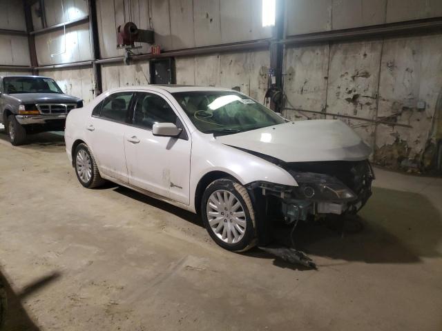 3FADP0L36CR288944 - 2012 FORD FUSION 4D HYBRID WHITE photo 4