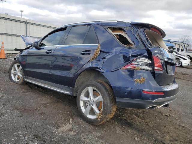 4JGDA5HB7HA866488 - 2017 MERCEDES-BENZ GLE 350 4MATIC BLUE photo 2