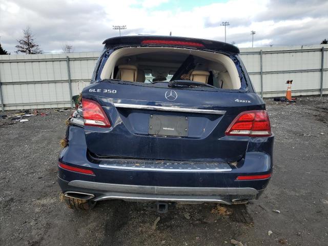 4JGDA5HB7HA866488 - 2017 MERCEDES-BENZ GLE 350 4MATIC BLUE photo 6