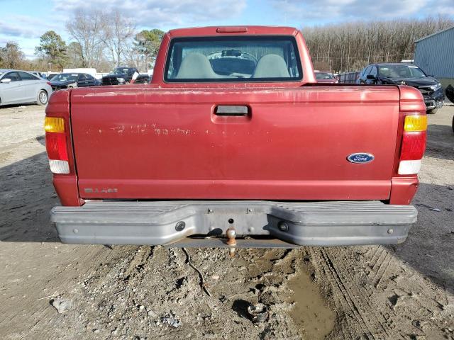 1FTYR10C7XUB09793 - 1999 FORD RANGER RED photo 6