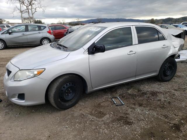 1NXBU4EE6AZ385336 - 2010 TOYOTA COROLLA BASE SILVER photo 1