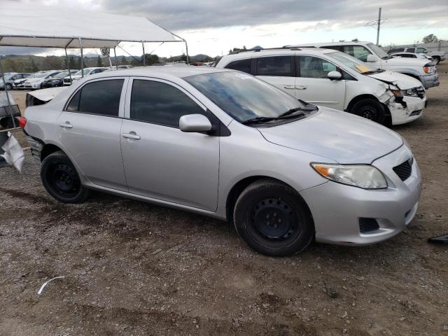 1NXBU4EE6AZ385336 - 2010 TOYOTA COROLLA BASE SILVER photo 4