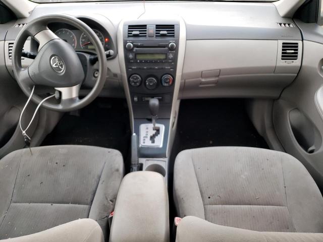 1NXBU4EE6AZ385336 - 2010 TOYOTA COROLLA BASE SILVER photo 8