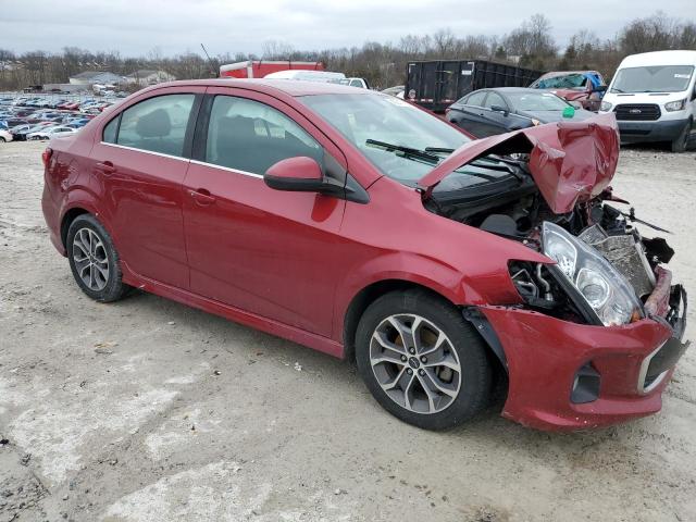 1G1JD5SB9K4112496 - 2019 CHEVROLET SONIC LT RED photo 4