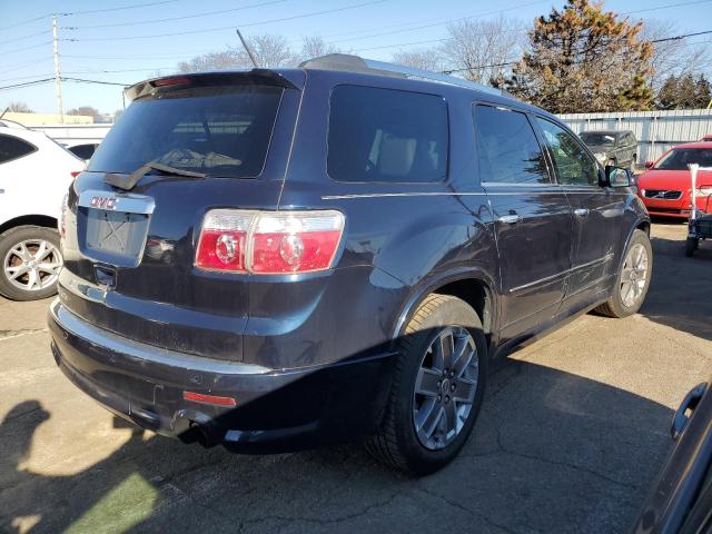 1GKKRTED4CJ310540 - 2012 GMC ACADIA DENALI BLUE photo 3