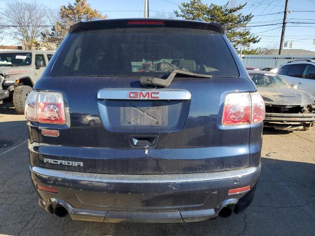 1GKKRTED4CJ310540 - 2012 GMC ACADIA DENALI BLUE photo 6