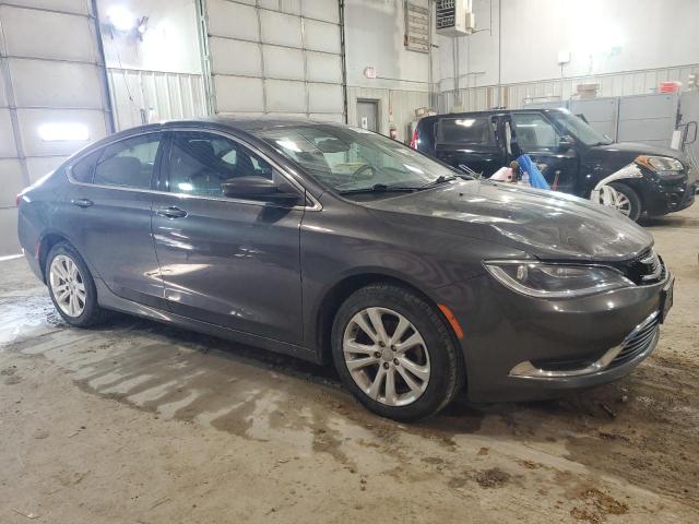 1C3CCCAB1FN535232 - 2015 CHRYSLER 200 LIMITED GRAY photo 4