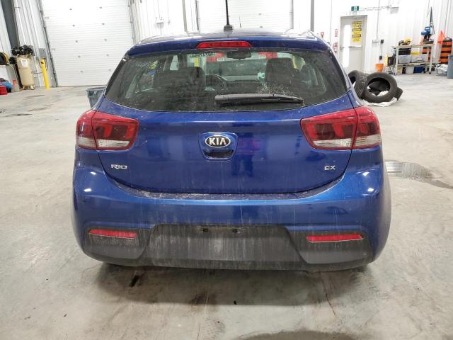 3KPA35AB2JE008974 - 2018 KIA RIO EX BLUE photo 6