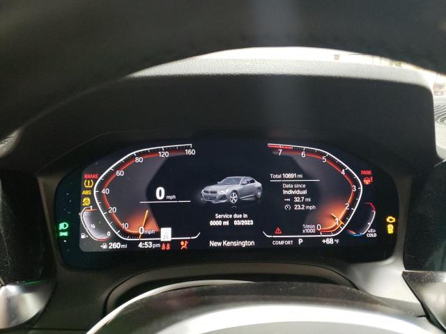 3MW23CM08N8C49913 - 2022 BMW 230I GRAY photo 9