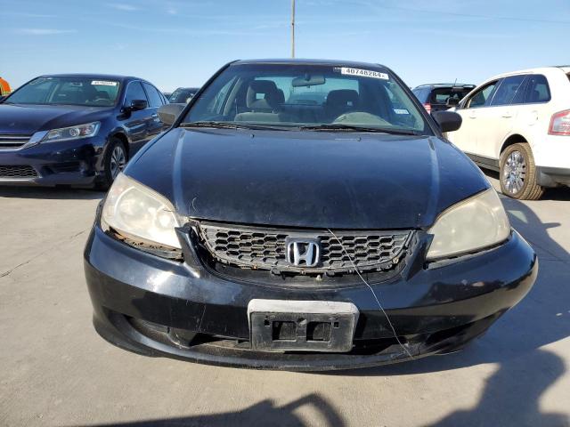 1HGEM22195L020282 - 2005 HONDA CIVIC DX VP BLACK photo 5