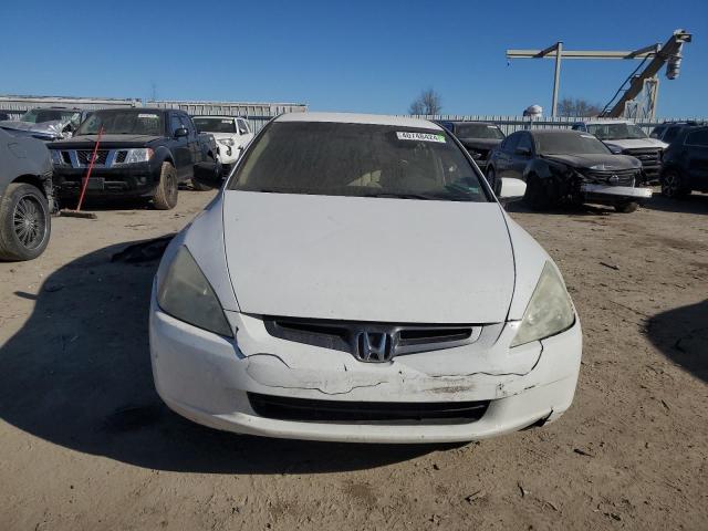 1HGCM56405A115919 - 2005 HONDA ACCORD LX WHITE photo 5